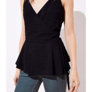 Black wrap tank top
